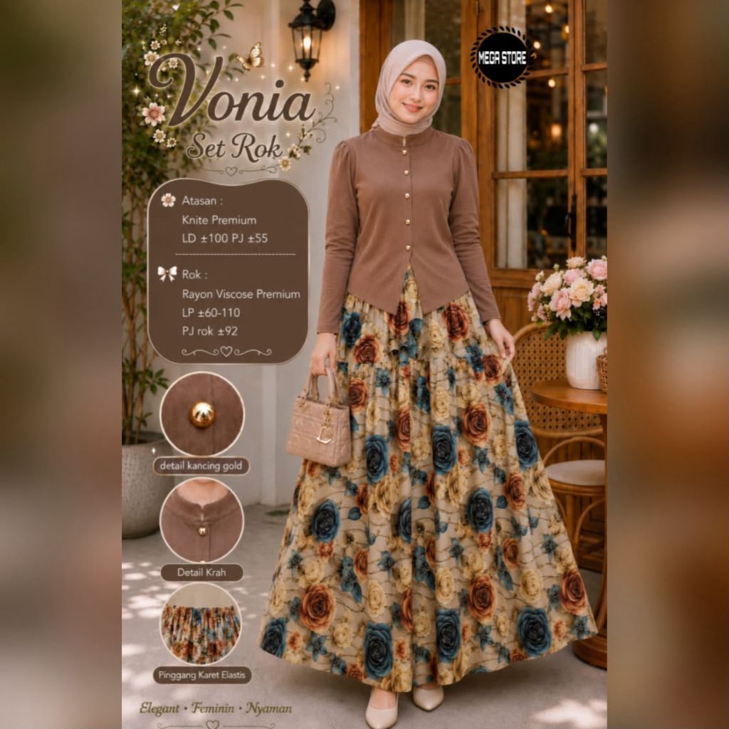 VANIA SET//SETELAN WANITA