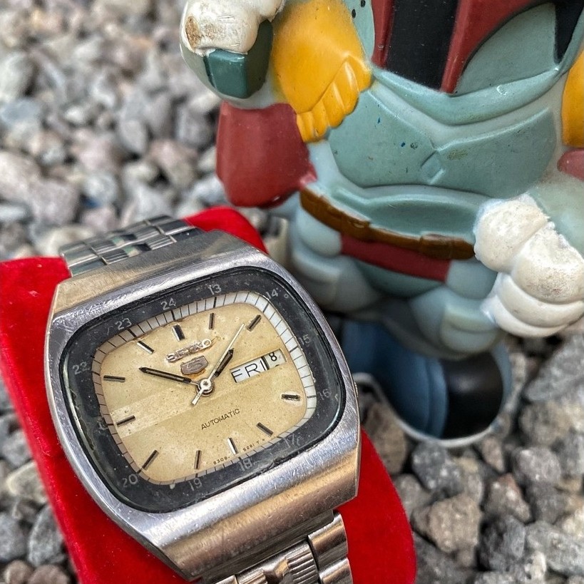 JAM VINTAGE SEIKO 5 MILITARY TV SHAPE 6309