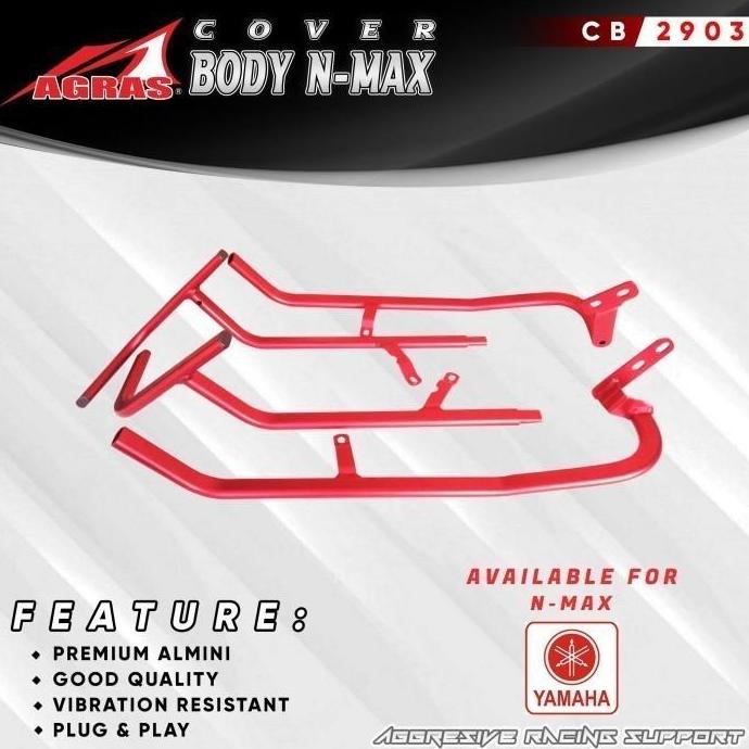 NEW Pelindung Body NMAX Crash Bar Rangka Almini