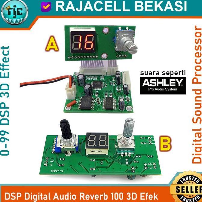 DSP Digital Reverb 99 Sound Vocal Effect Audio Processor 3D Echo Mixer