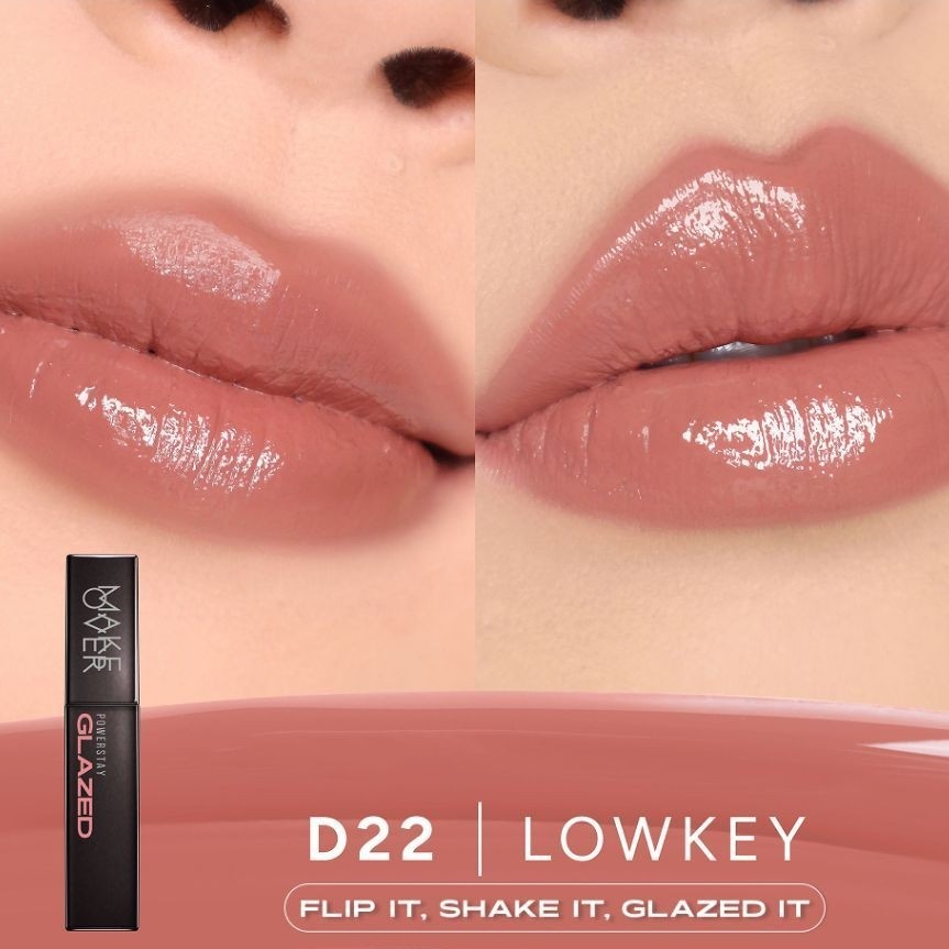 D22 Lowkey Make Over Powerstay Glazed Lock Lip Pigment