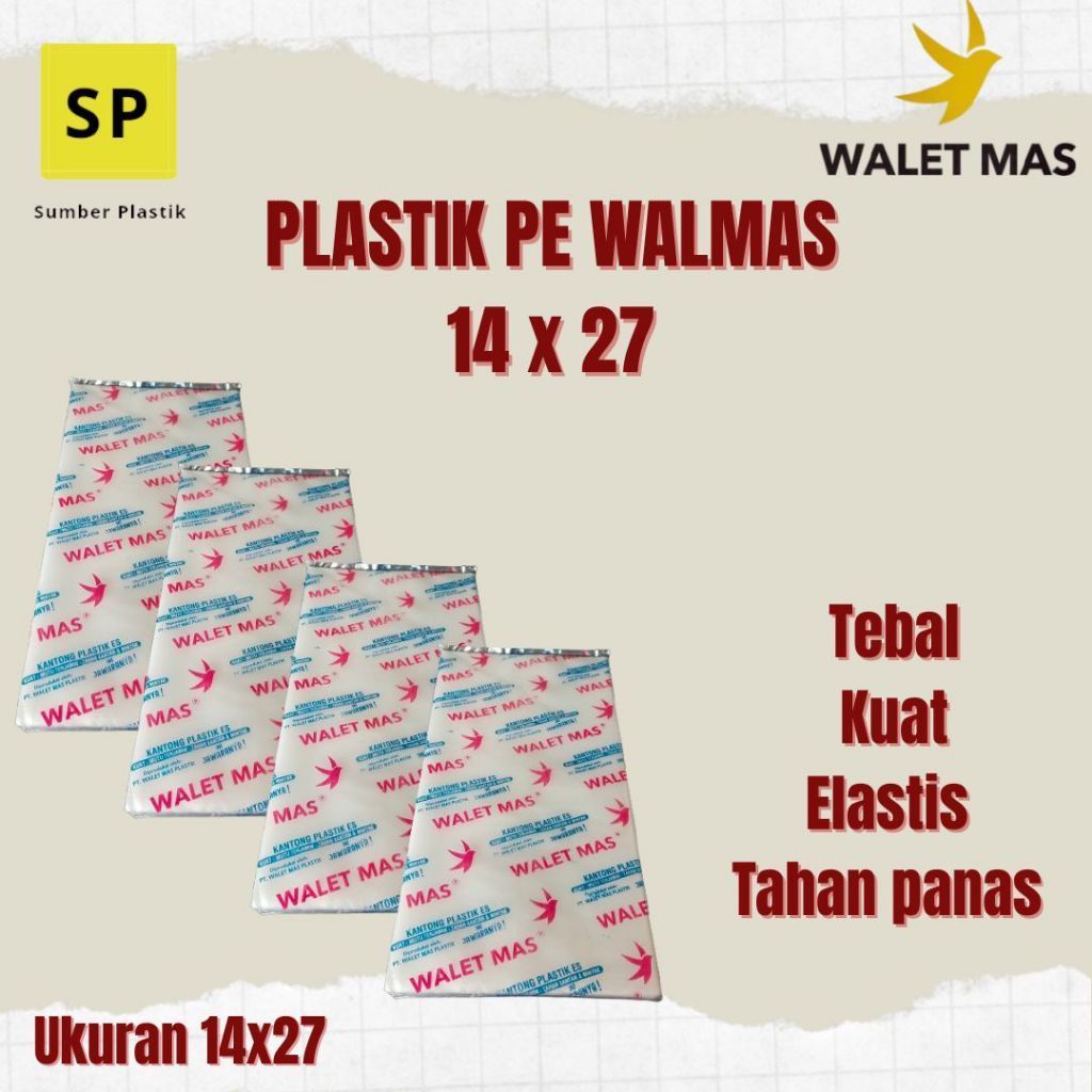 Plastik PE Walmas 14x27