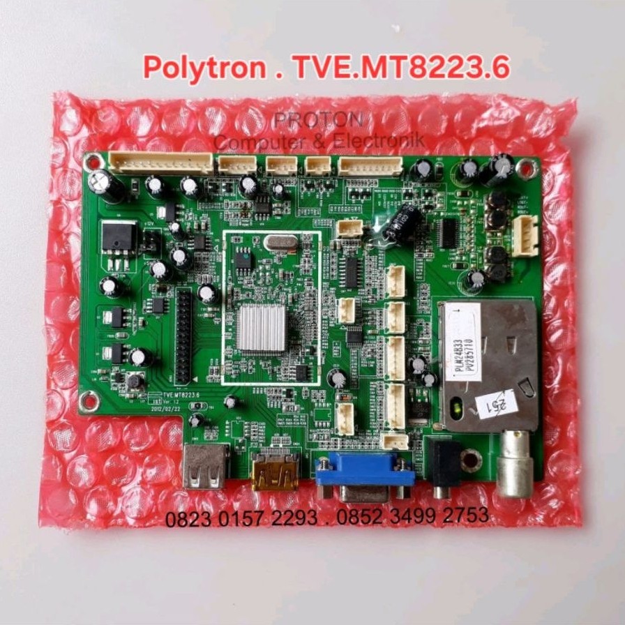 Mainbord LCD Polytron PLM 24T33 PLM24T33W PLD 24T32 24B33 24M31 24M32 PLD 20D302 24D300 20D300 PLM24