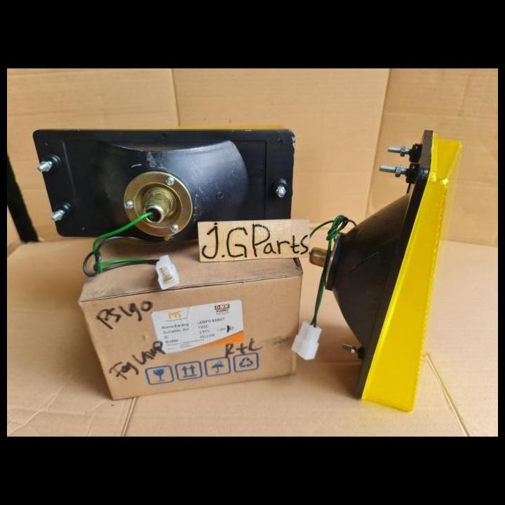HOT DEAL LAMPU BEMPER / KABUT / POGLAM / FOGLAMP FUSO 6D22 TRONTON RH+LH DNY 