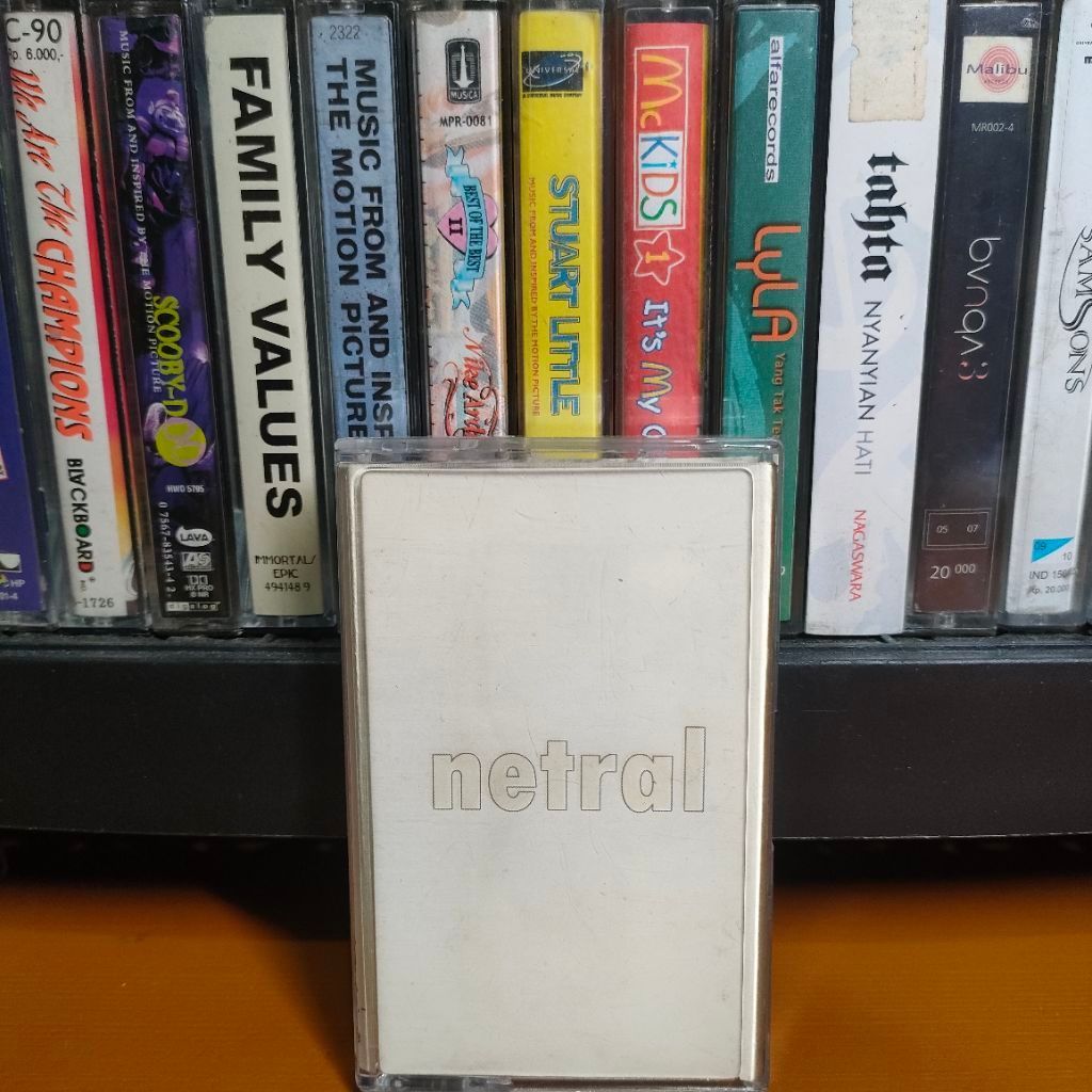 Kaset Pita Netral NTRL Album Putih Sorry Terompet Iblis bagus kaku bersih