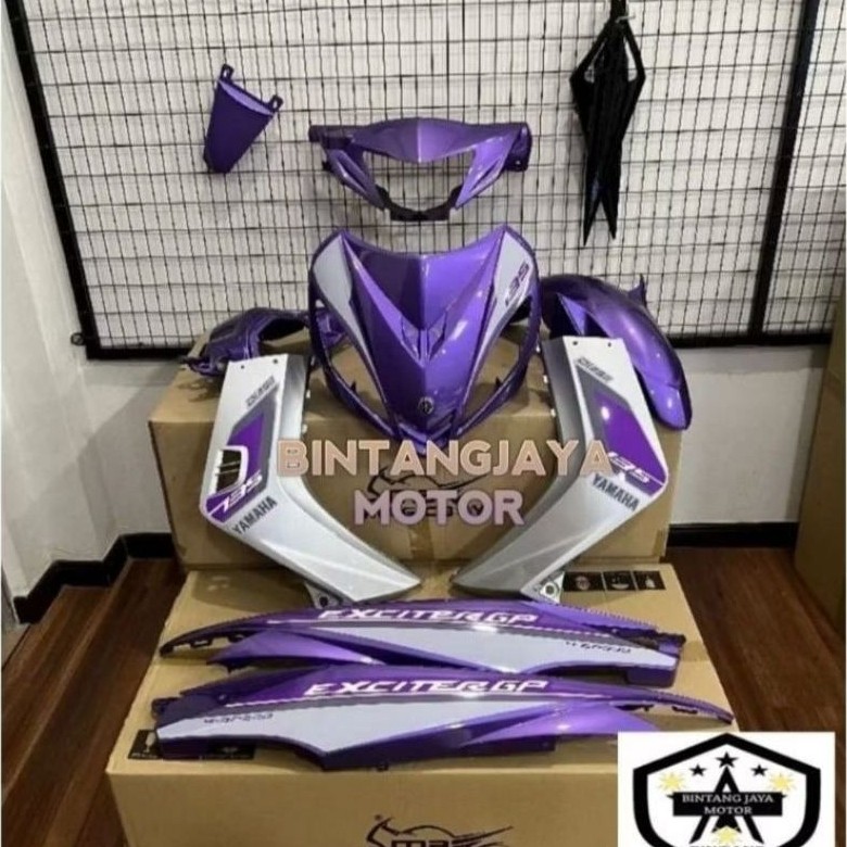 COVER BODY JUPITER MX 135 LAMA/OLD VARIAN WARNA UNGU CUSTOM