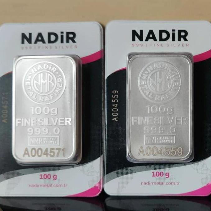 Perak Batangan Nadir - Silver Nadir Turki 100 gram