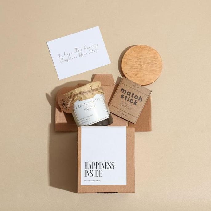 Hampers Lilin Scented Candle Lilin Aromaterapi Gelas