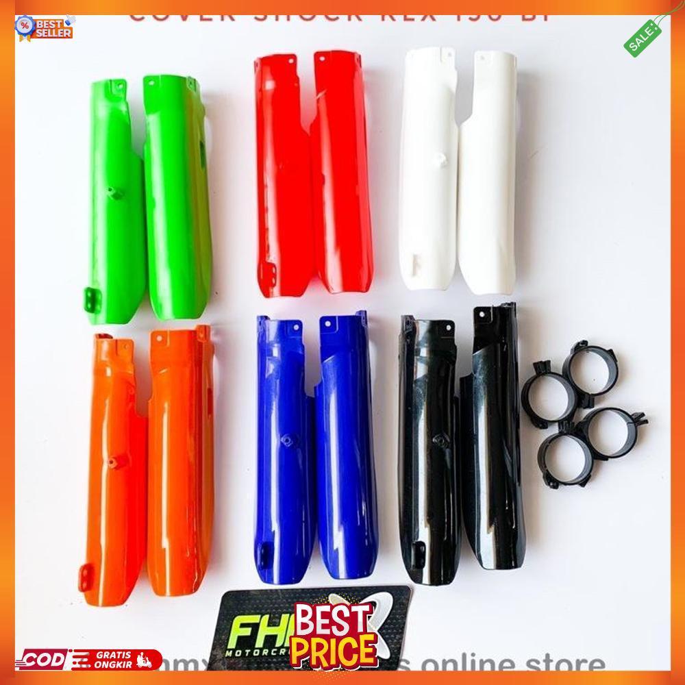 Cover Shock KLX 150 BF plus klem / Tutup shock KLX 150 BF