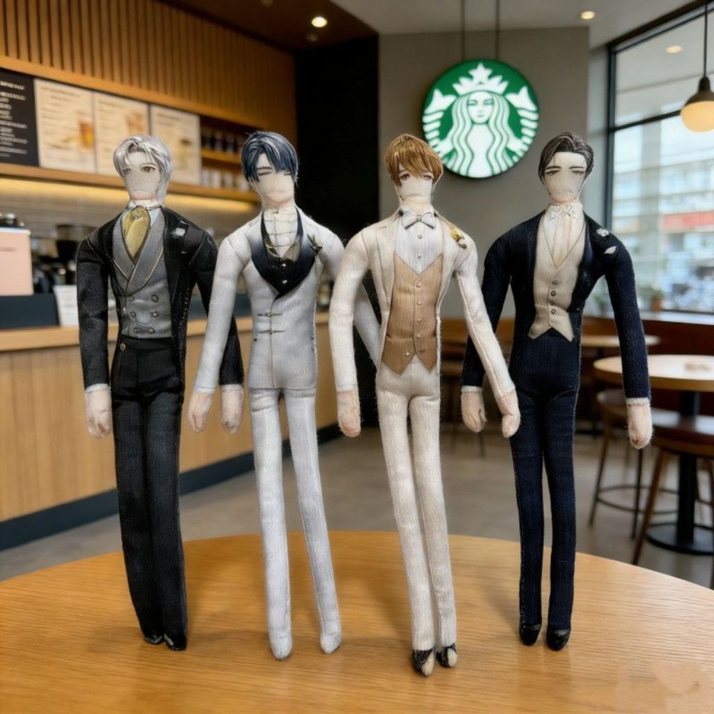 Boneka Lucu Unik Plushie Toys Tears Of Themis Luke Artem Vyn Marius Figure Attribute Ridiculous Cott