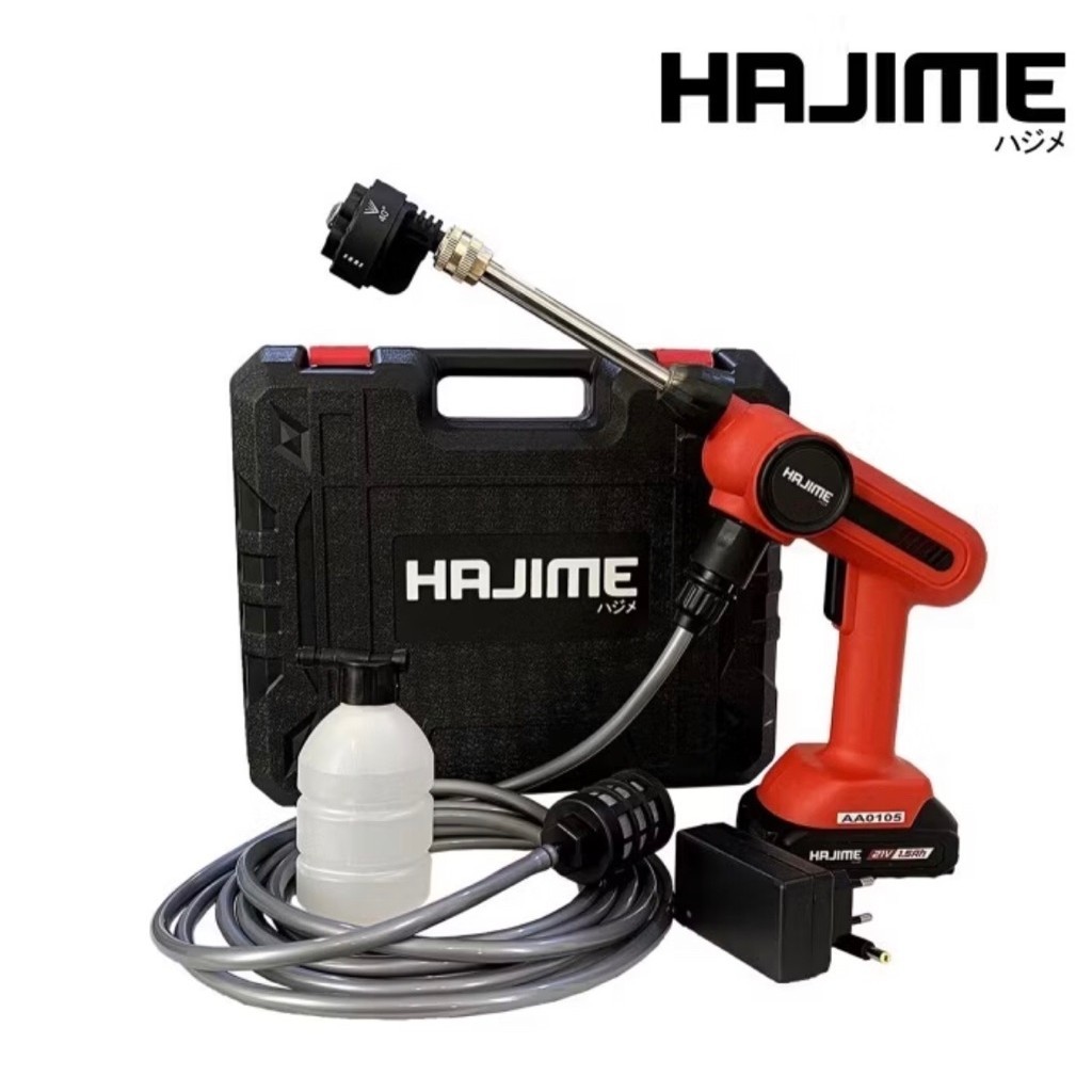 HAJIME jet cleaner cordless R6C/S jet washer cordless jet cleaner baterai