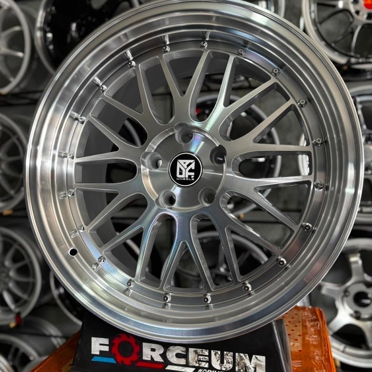 velg bbs r18 full poliah pcd 5x114 lebar 9 kondisi baru