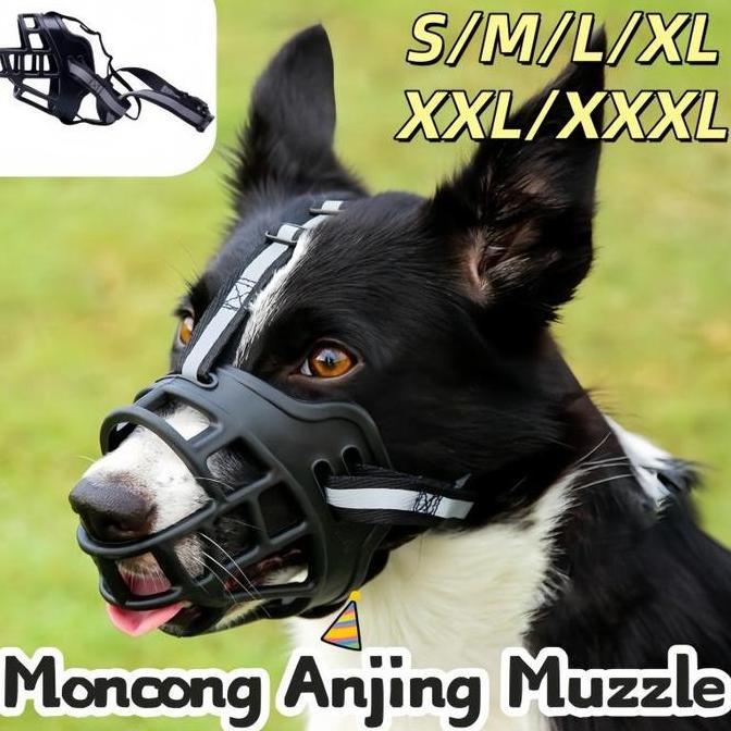 CORNUE Moncong Anjing Muzzle Penutup Mulut Anjing/Penutup Mulut Anjing Dog Muzzle Mouth Cover Pet Mu