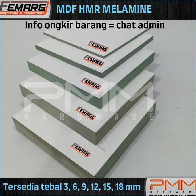 monggo] MDF HMR hijau melamin tahan air 3mm 6mm 9mm 12mm 15mm 18mm 122 x244cm