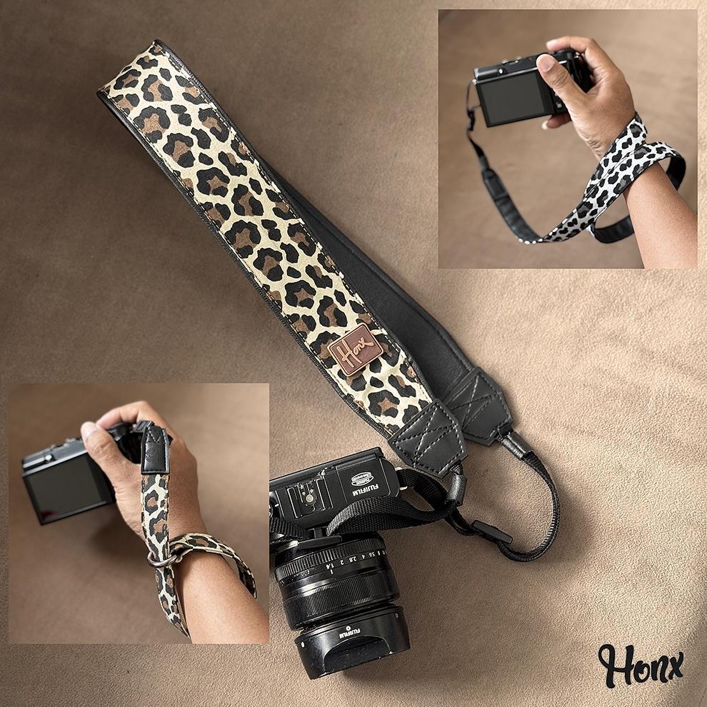 HONX LEOPARD series - strap kamera / tali kamera / hand strap / wrist strap / neck strap universal k