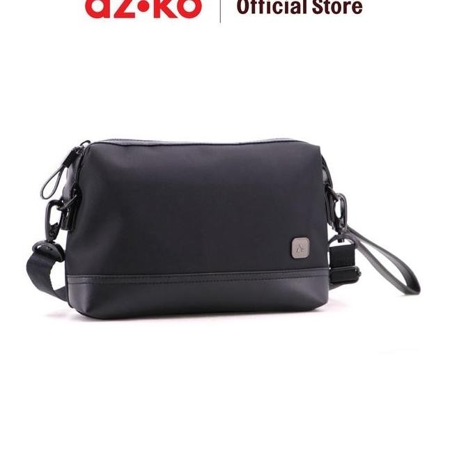Azko Passport Aiden Clutch Bag Plain Texture Hitam Handbag Purse Fashion Organizer Travel