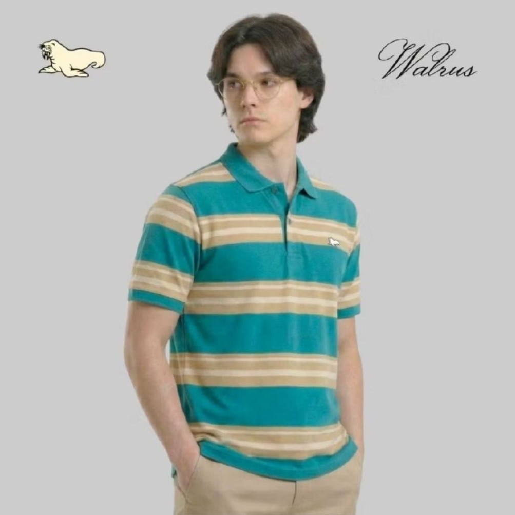 Kaos Polo WALRUS Original Casual Trendy Pria