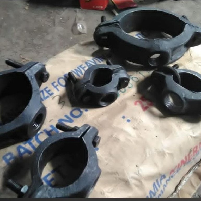 KLEM SADEL/CLAMP SADLE 2' x 3/4 inch bahan logam besi