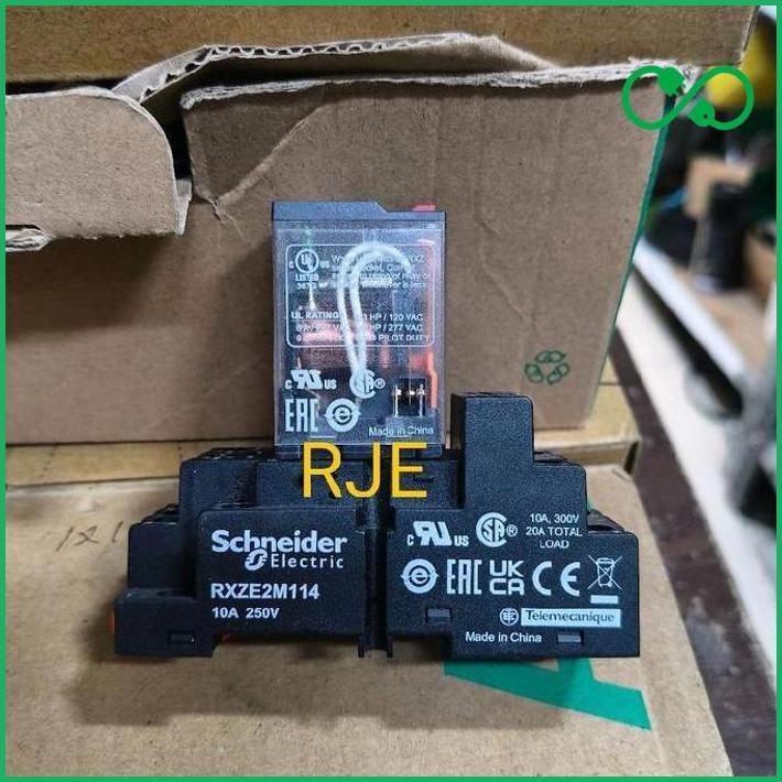Relay Rxm4Ab2P7+ Socket Rxze2M114 Schneider 230Vac Premium