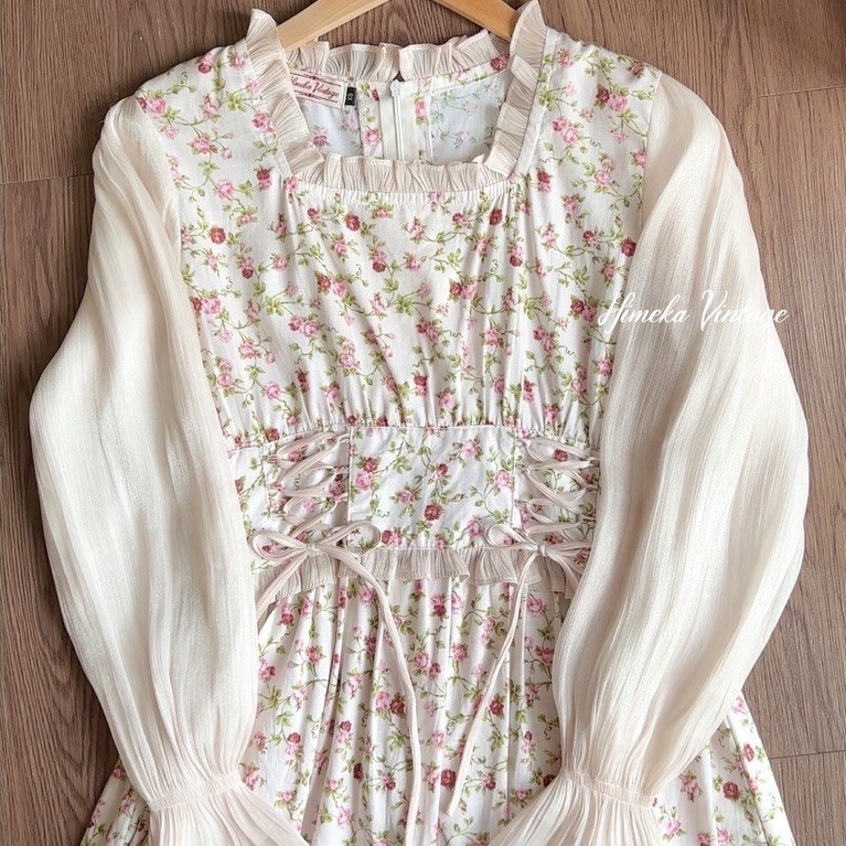 preloved himeka vintage fairy dress ukuran s