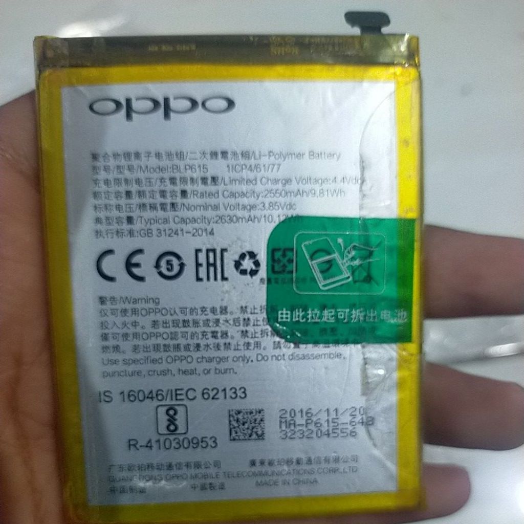 baterai hp oppo BLP615,A37f, A37fw,A37,A37f