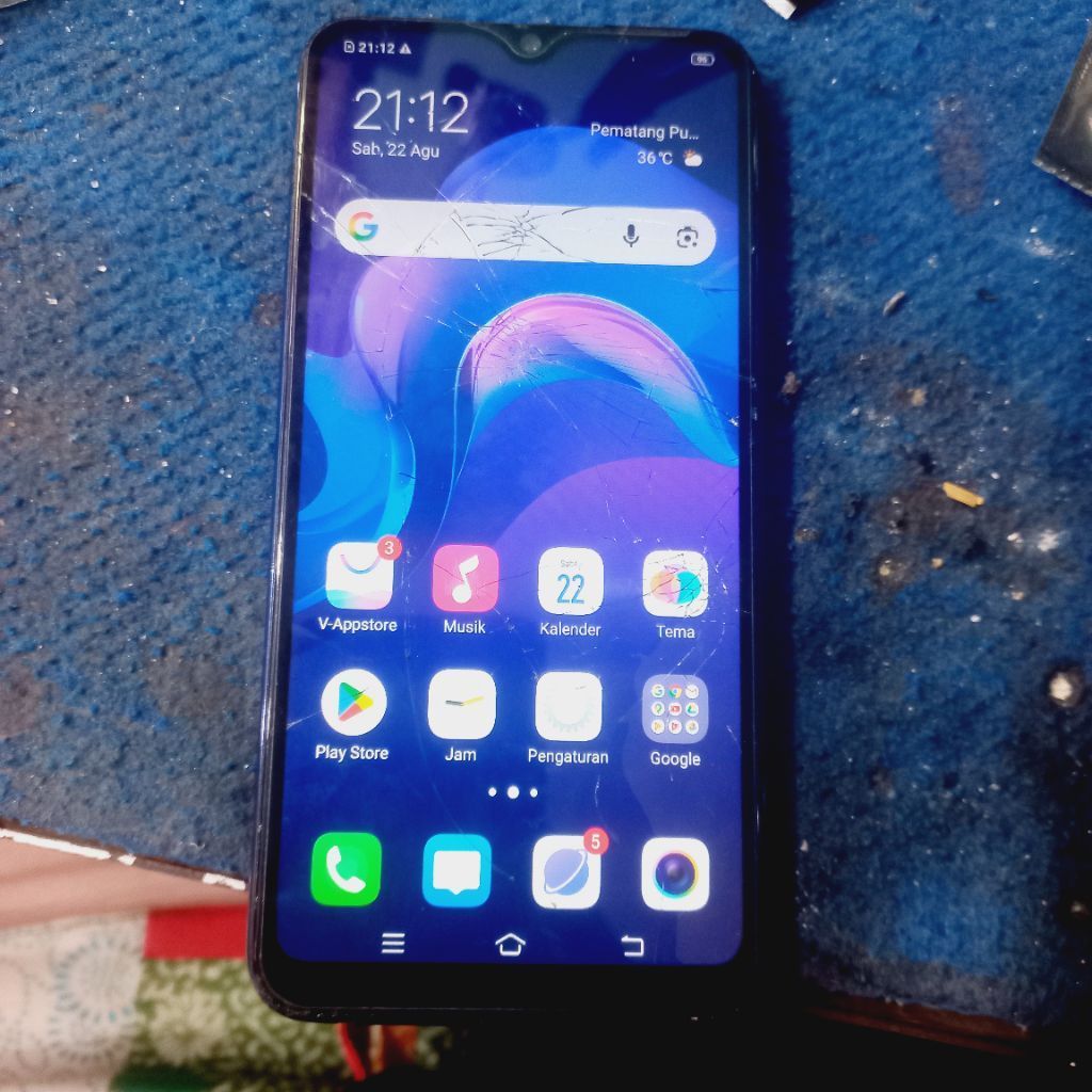 Vivo v11 minus layar