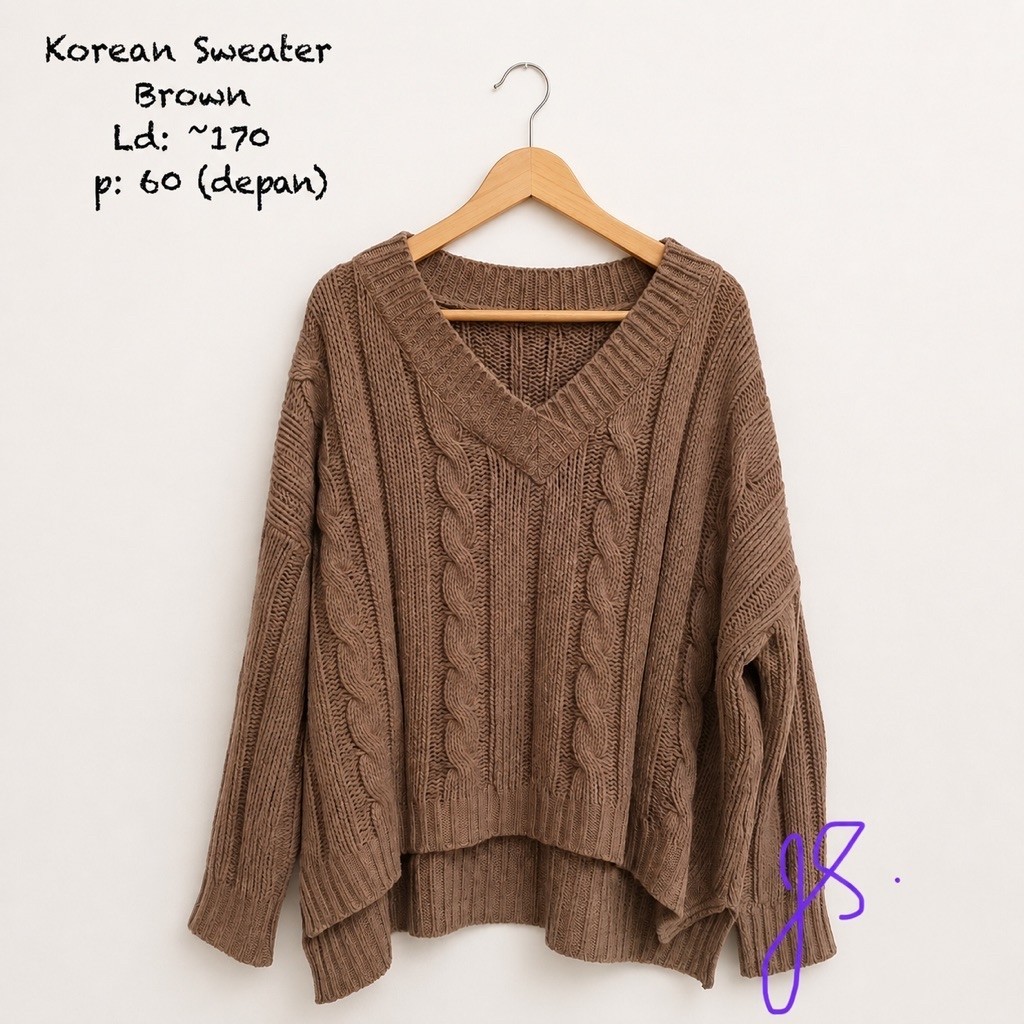 Preloved Cable Knit Sweater