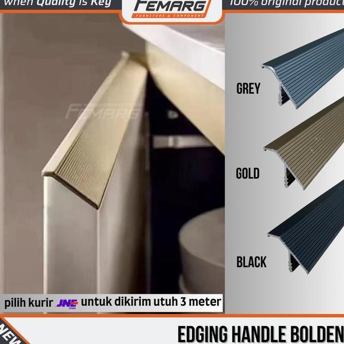 }}}}}}] edging handle bolden FEMARG | profil alumunium gagang pintu lemari edging