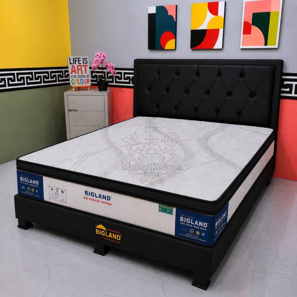 Bigland Big Pocket Deluxe T30 3 Zone Pocket | Kasur 30cm | Mattras Kedaton Gallery Lampung