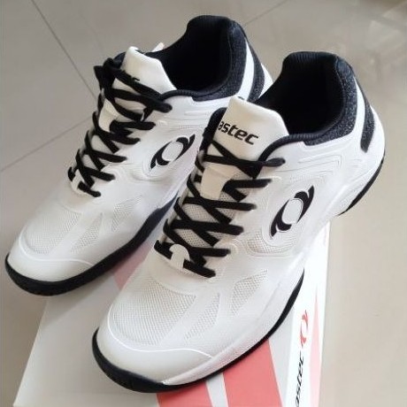Sepatu Badminton Pria Astec Napoleon Badminton Men's White.