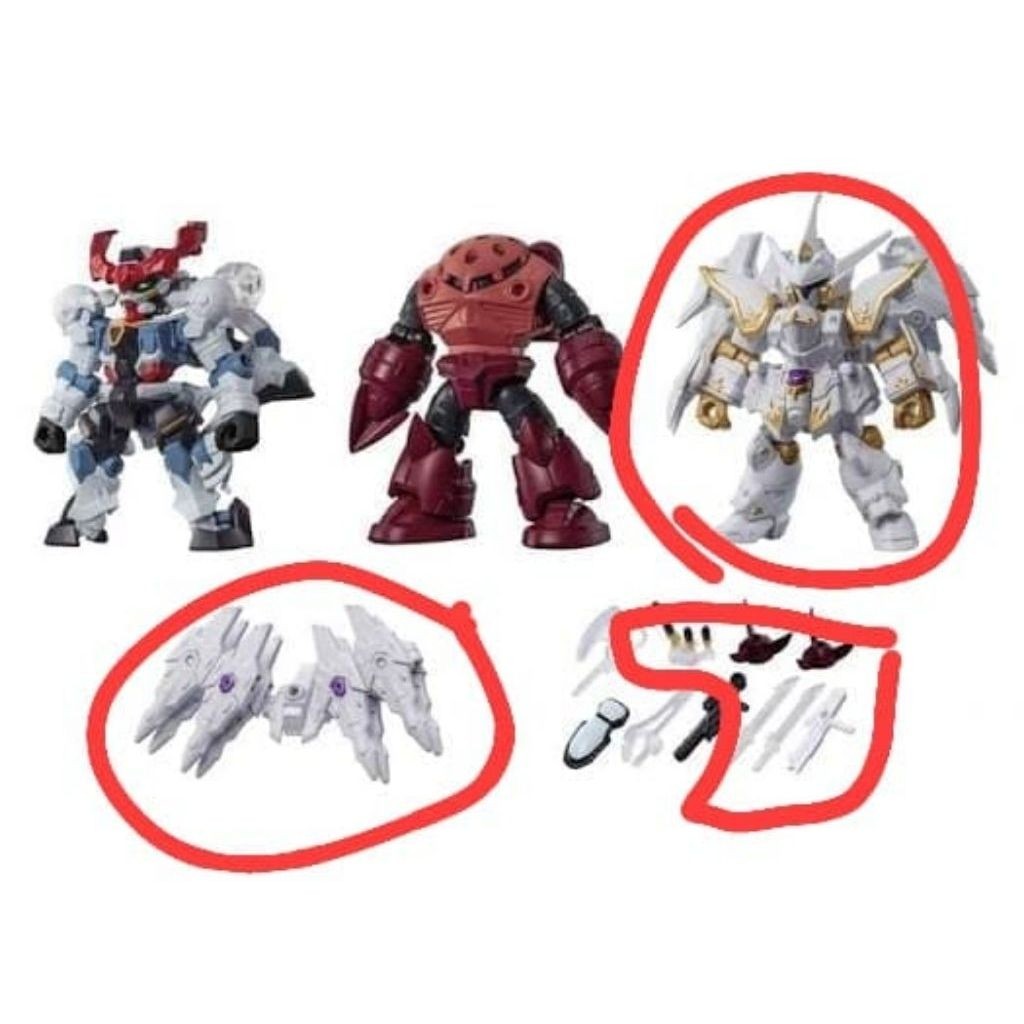 gundam black knight gachapon full set