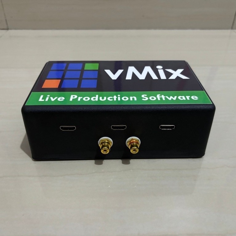 VMIX PORTABEL USB 3CH INPUT HDMI.BISA PAKAI LAPTOP.BISA PAKAI PC.HASIL SMOOTH.
