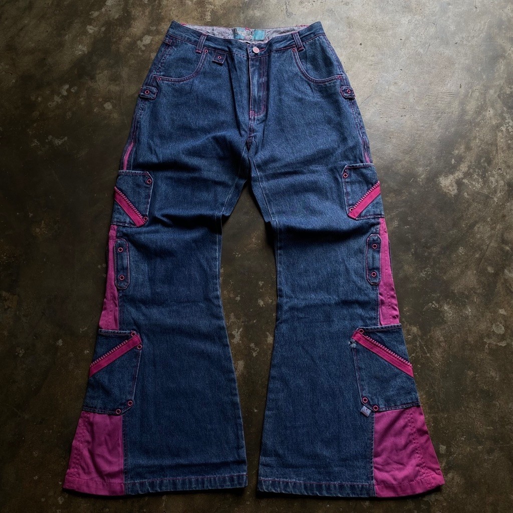 Y2K MACGEAR USA OPIUM EXTRA FLARE WOMEN DENIM PANTS