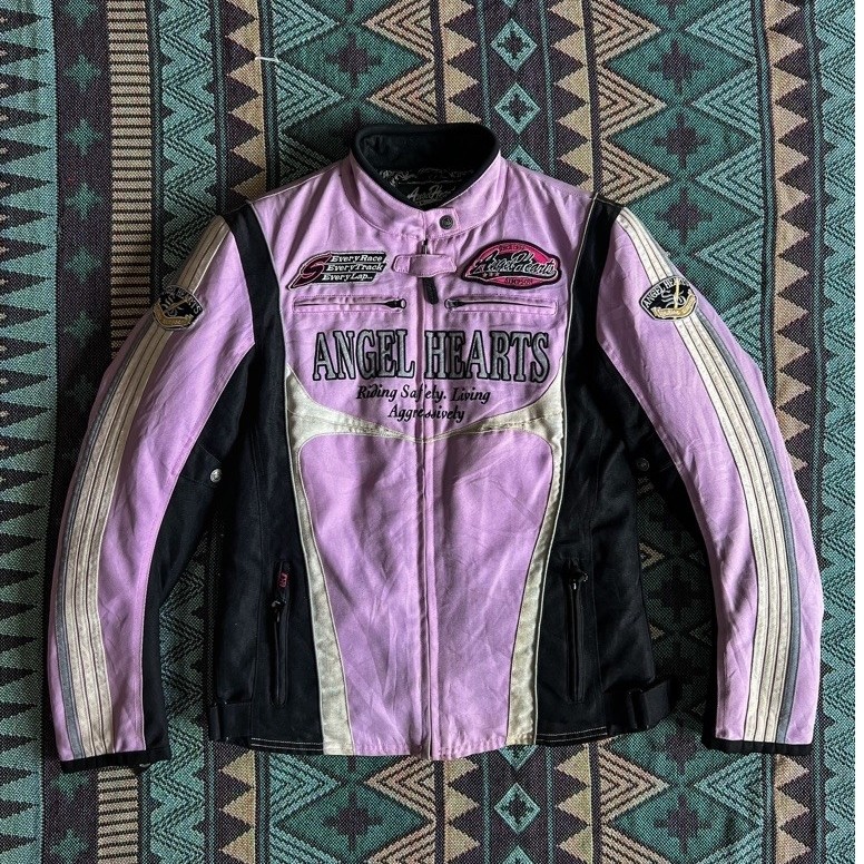 Jaket Biker Simpson Angel Heart Motorcycle Original
