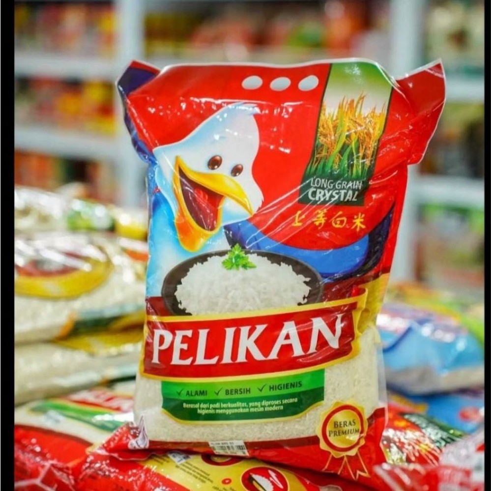 Beras pelikan 3kg