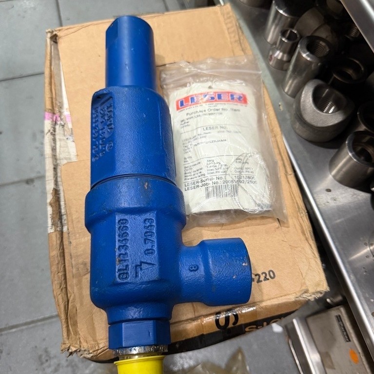 Safety valve leser 1”FNPT x 3/4”MNPT