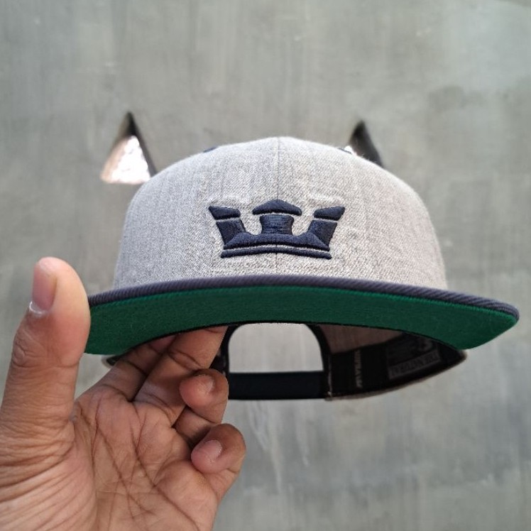 topi second original Supra x starter snapback vintage bahan acrylic wool