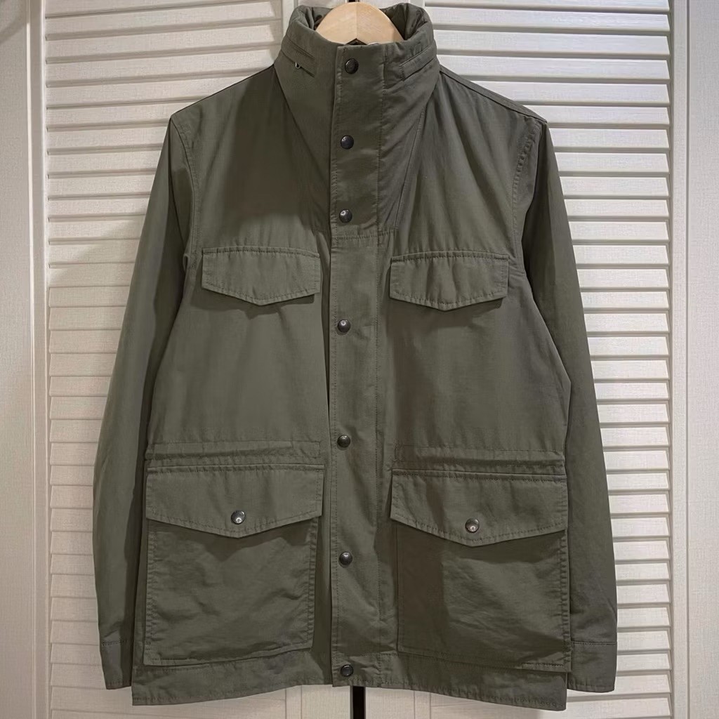 Banana Republic - 4 Pocket Military / Field / M-43 /  M-51 / M-65 Jacket - Olive Green - Size S fit 