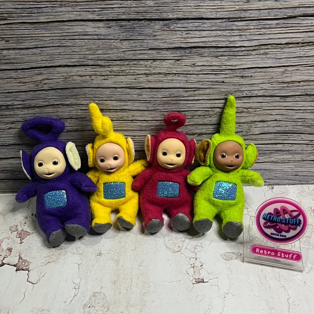 Boneka Vintage Mini Teletubbies Set 1996 Original Ragdoll UK