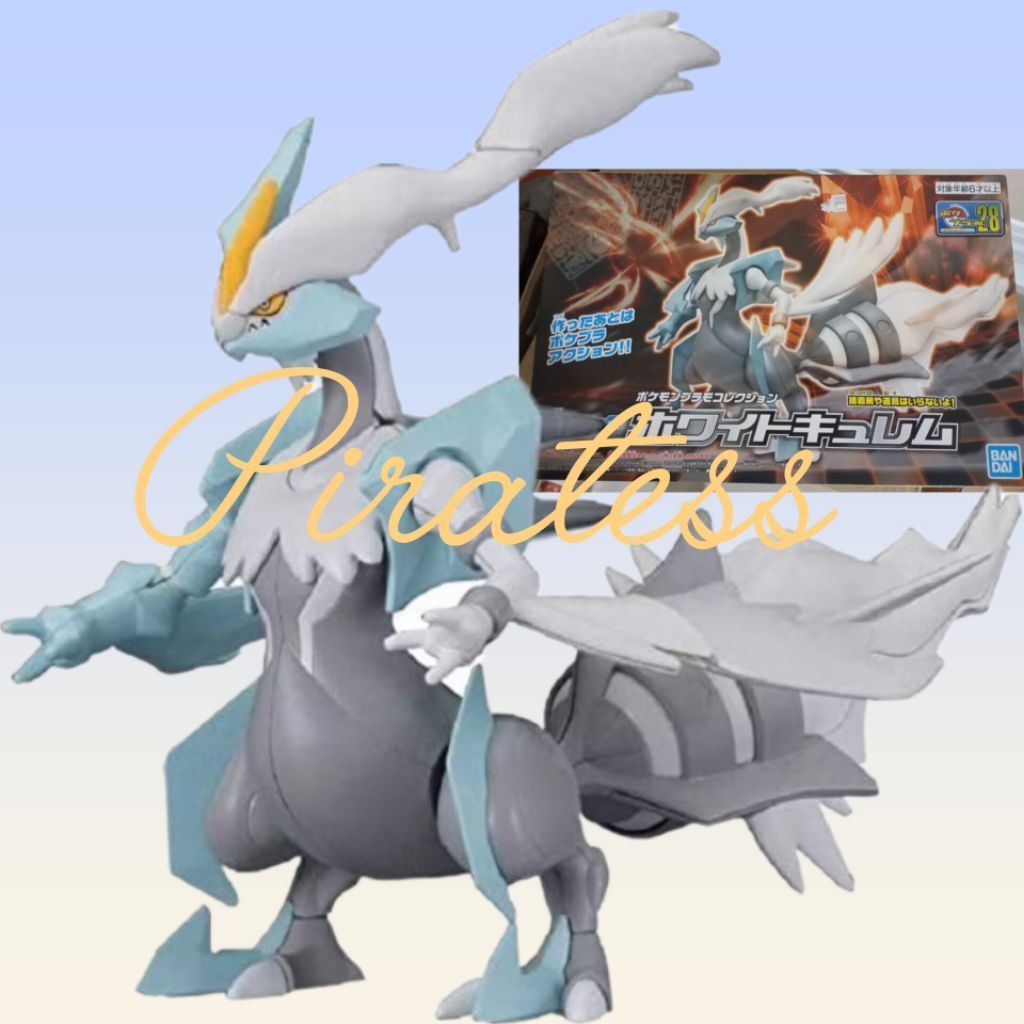 Bandai Pokemon Plamo 28 White Kyurem