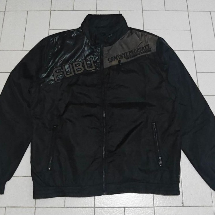 Jaket Casual Windbreaker Fubu The Collection Hitam