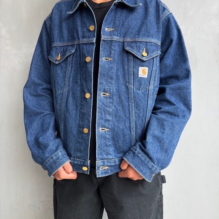 vintage 90'a carhartt JU108 trucker jacket size L type 3