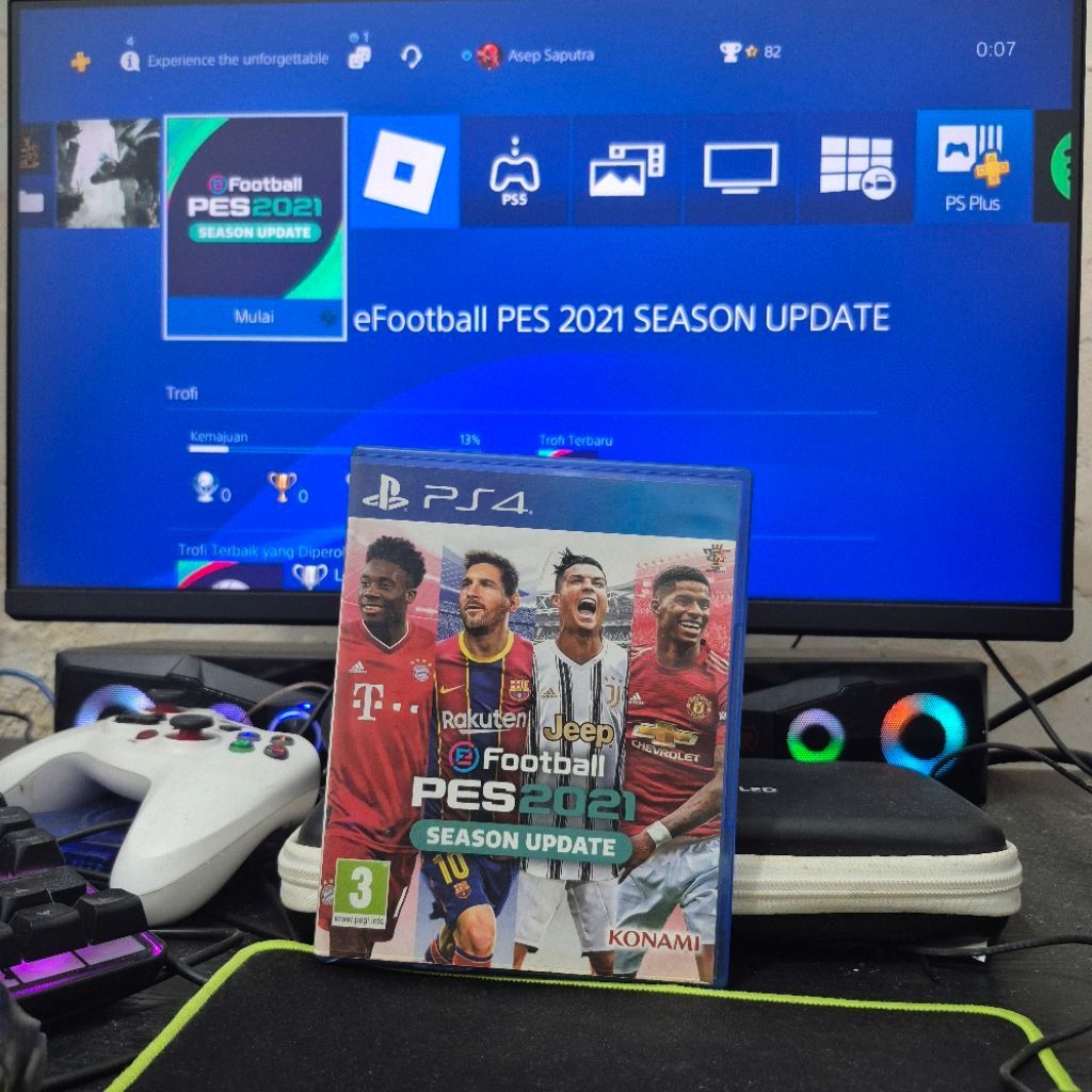PES 2021 PS4/PS5 Kaset/BD PS4 Second