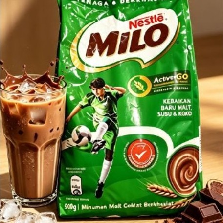 Milo Malays import Coklat Bubuk 900 Gram