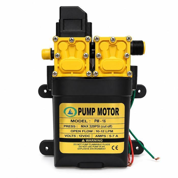 Dinamo Pompa Dc Dobel / Pompa Dc 12V High Pressure Original Dan Terpercaya