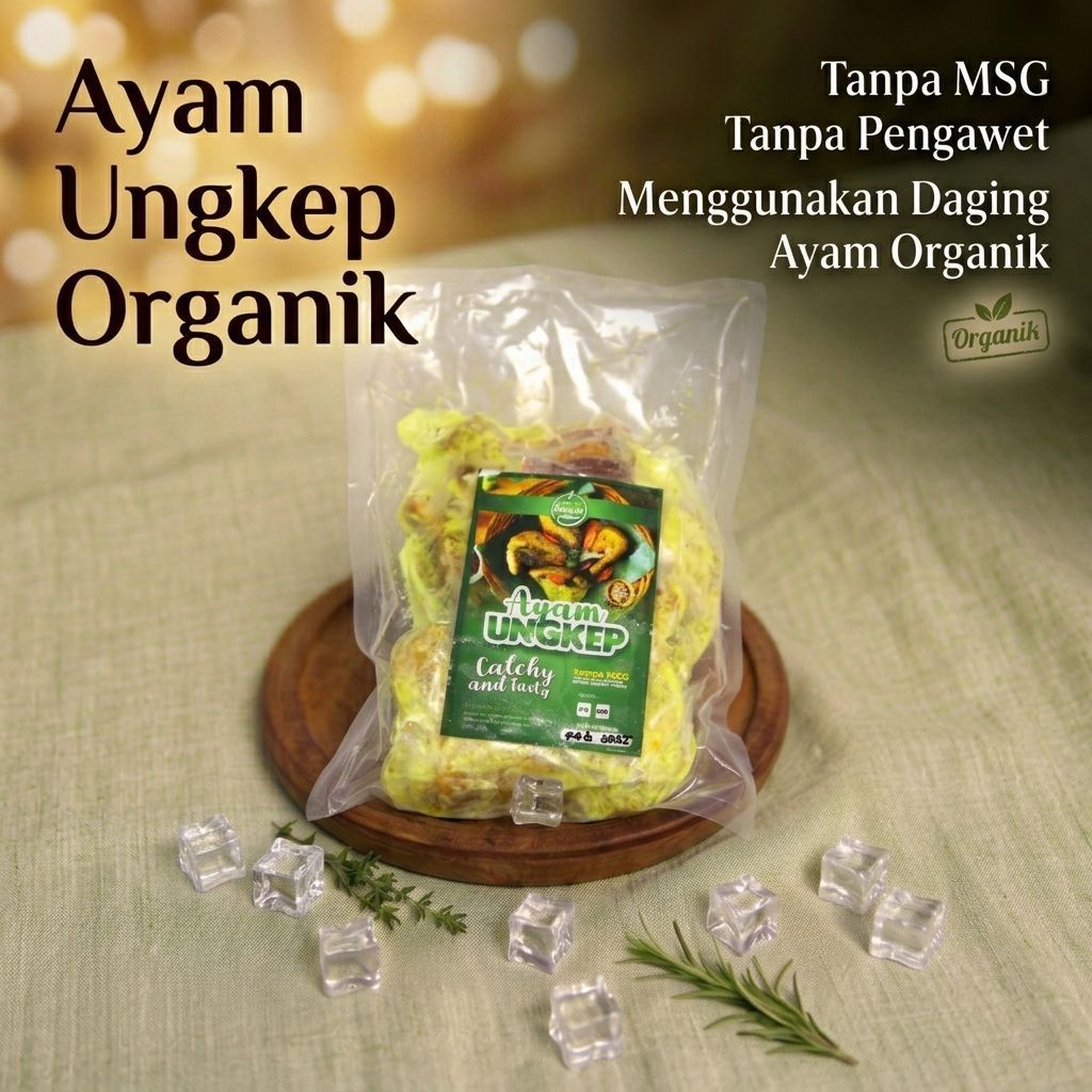Ayam Ungkep Organik Premium Berkah Chicken | Tanpa MSG | Frozen