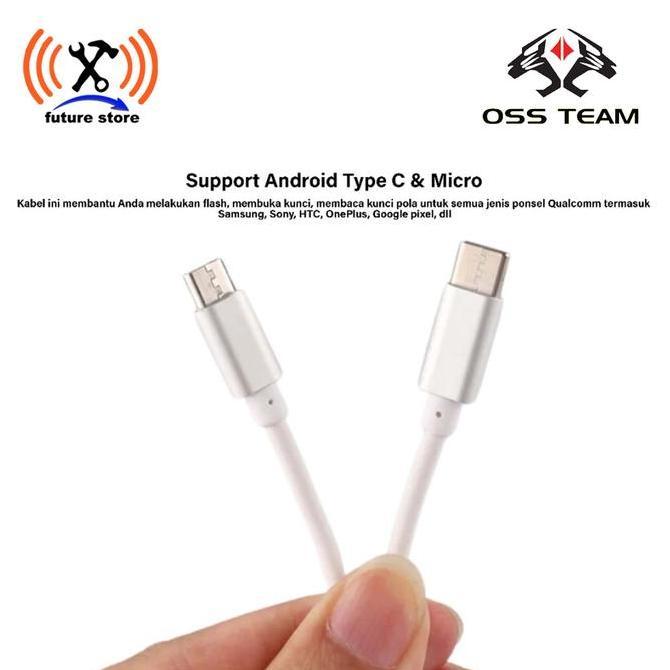 Oss Team W230 Kabel Boot/Edl Xiaomi Original - Flash Cable Mode Edl Untuk Android - Kabel Edl 9008