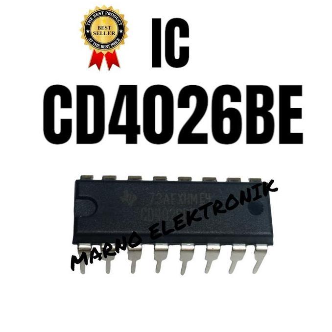 IC CD4026BE CD 4026 BE CD 4026BE ASLI ORI ORIGINAL MRN99