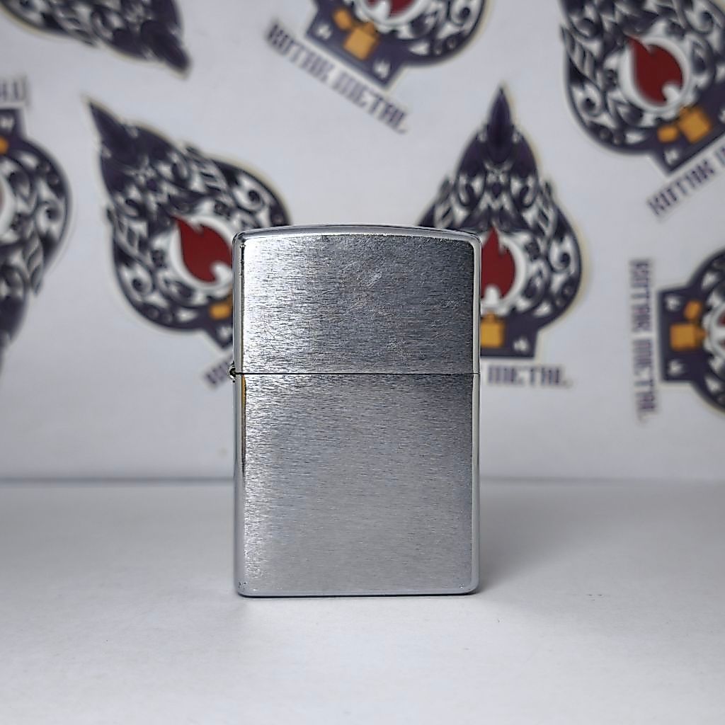 ZIPPO BRUSHED CHROME TAHUN 1999