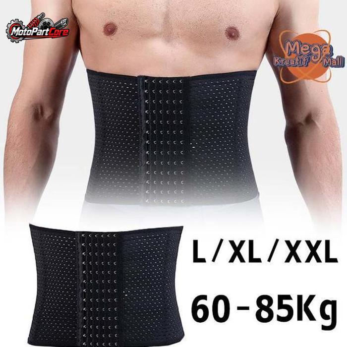 Korset Perut Pria / Korset Cowok / Pakaian Perut Pelangsing Washable Corset Pelangsing Perut